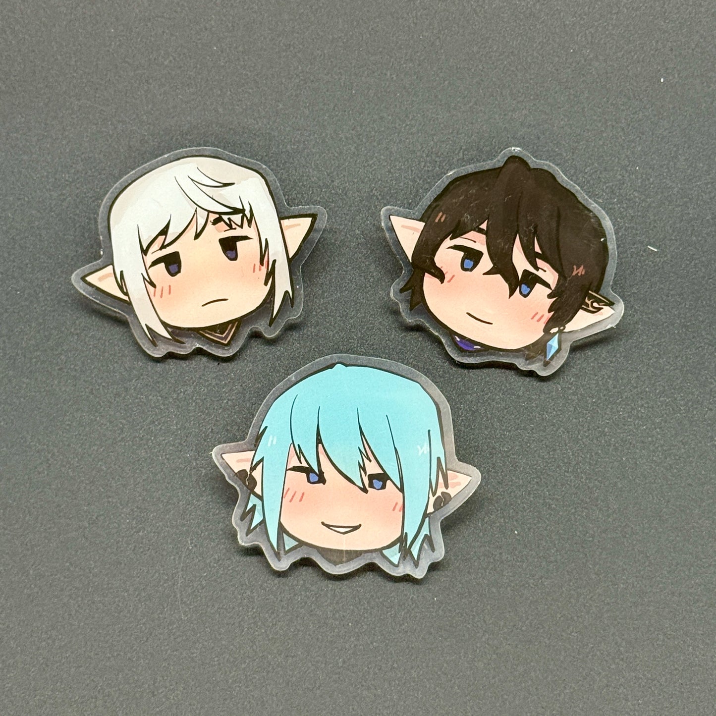 Final Fantasy XIV Estinien Aymeric Haurchefant Acrylic Pins