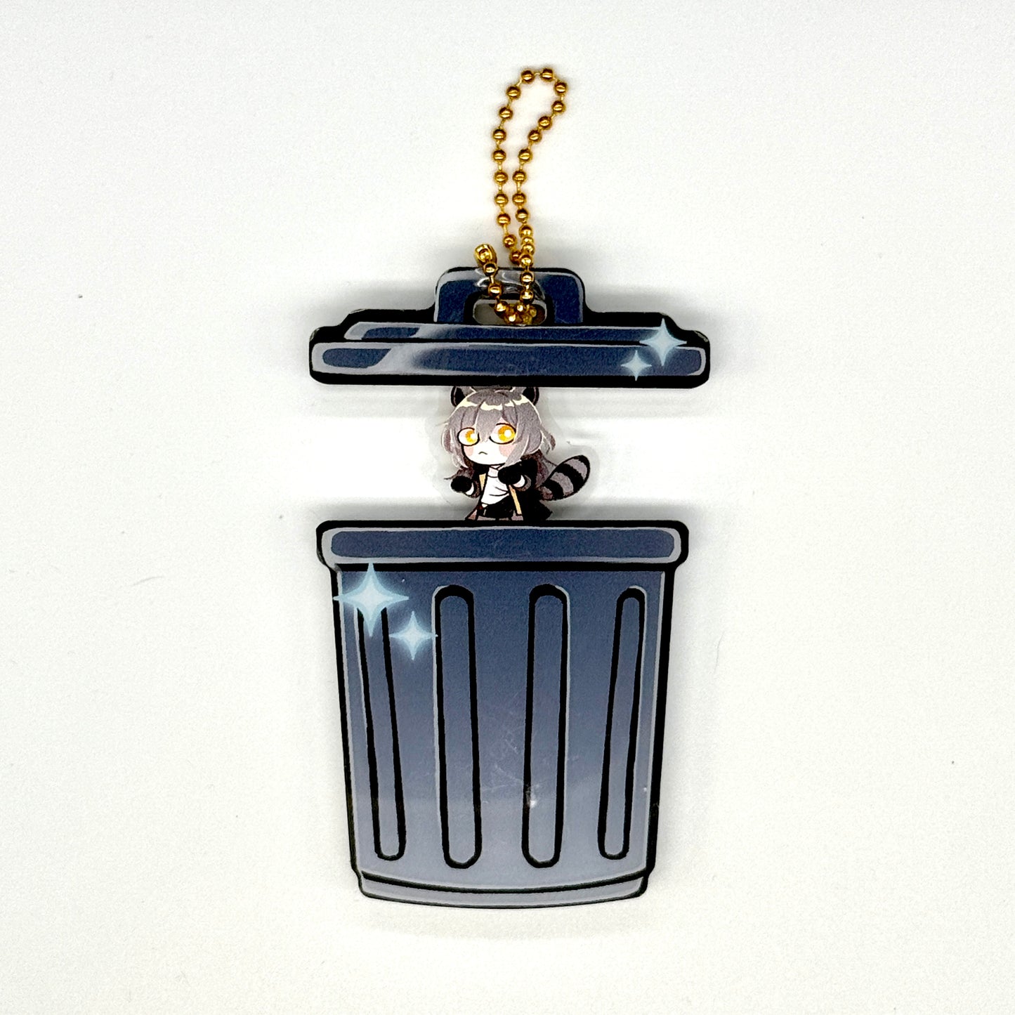 Honkai Star Rail Trailblazer Stelle Trash Can Openable Charm