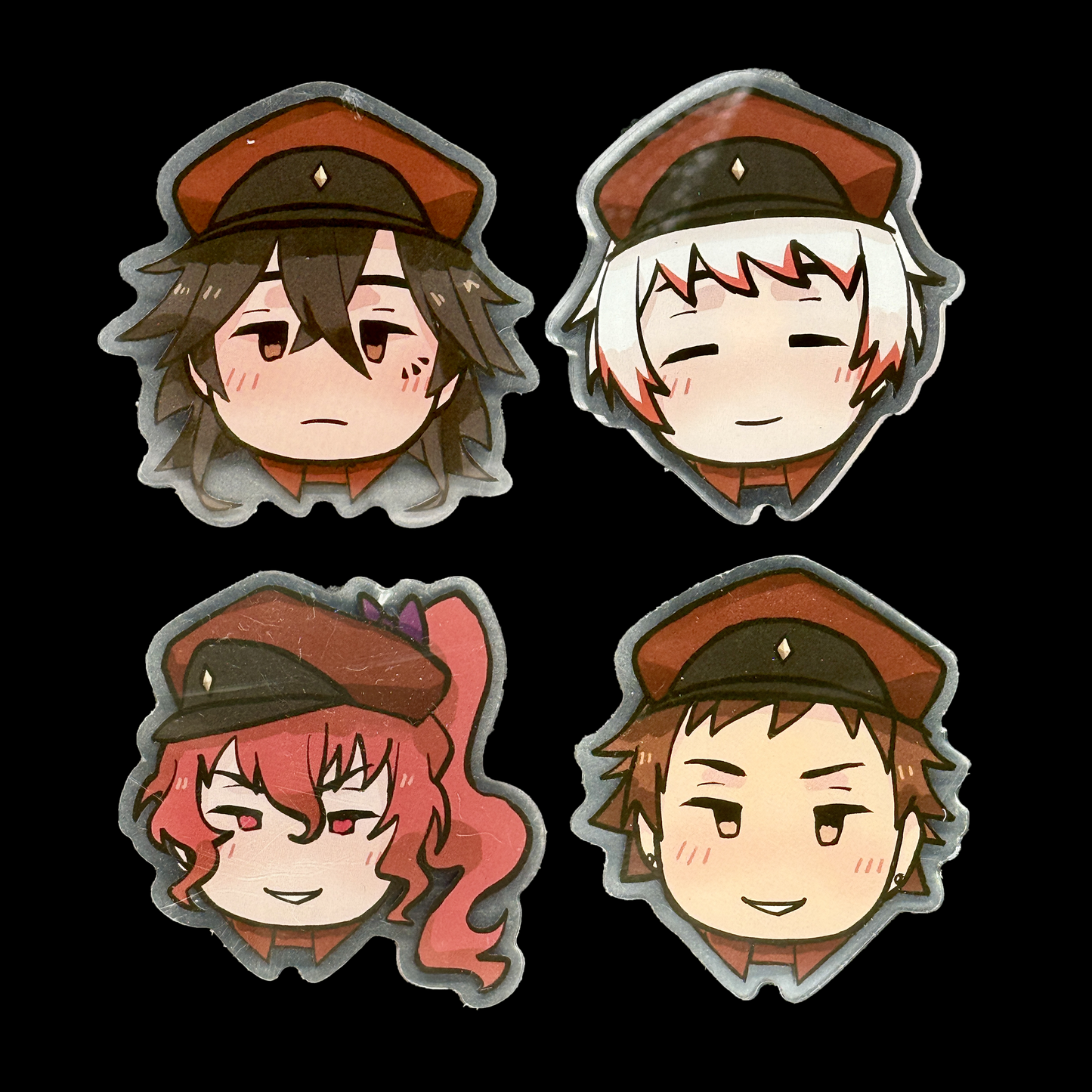 Bungo Stray Dogs Hunting Dogs Acrylic Pins
