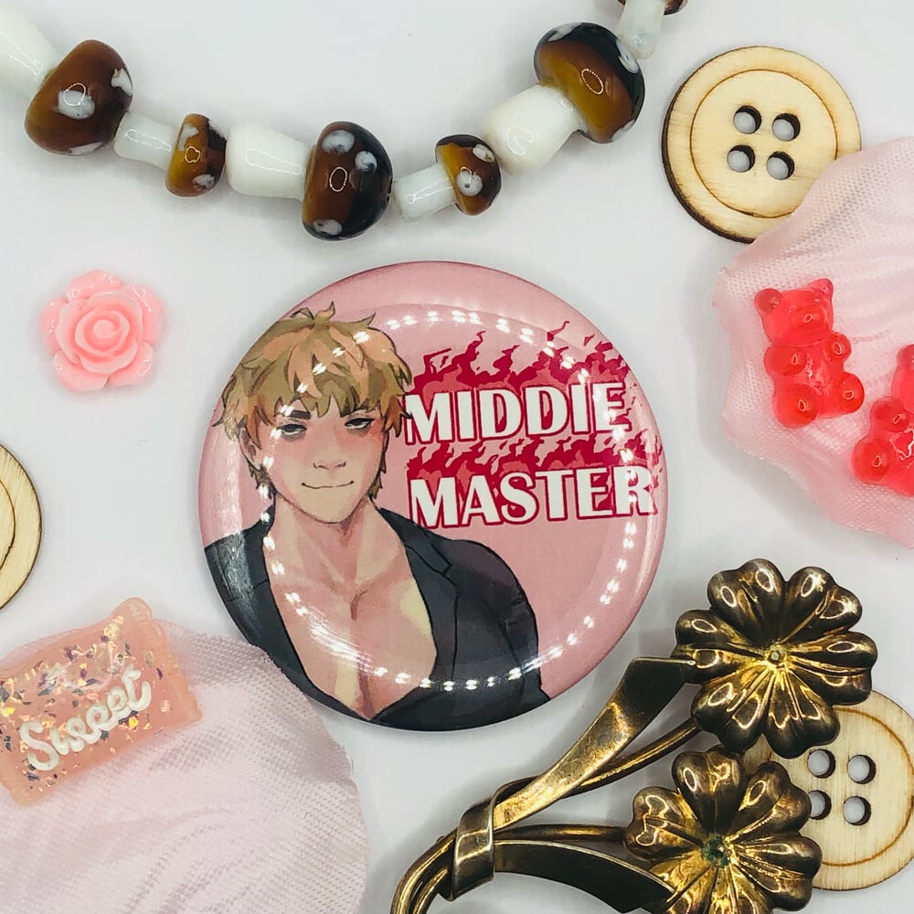 Your Turn to Die Keiji Middie Master 2.25" Button Badge