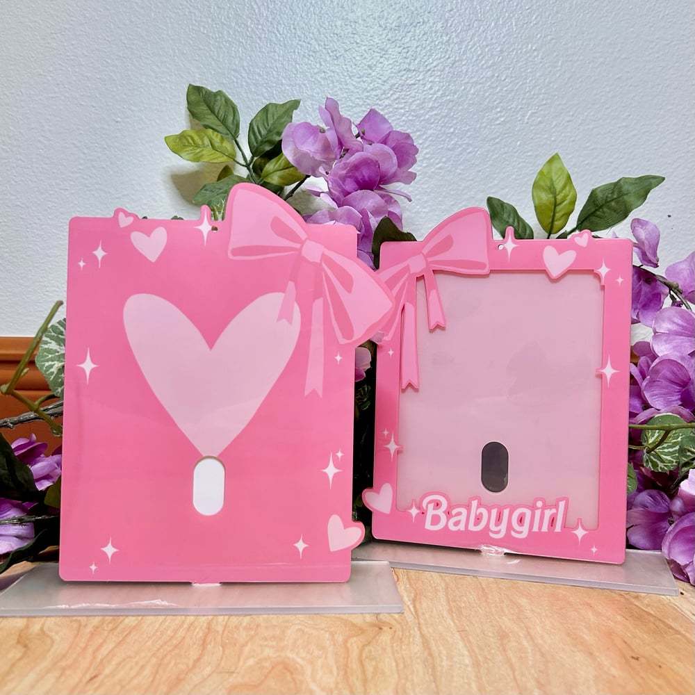 Babygirl Acrylic Frame Standee