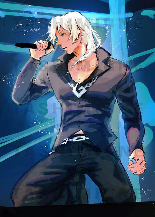 Ace Attorney Klavier Gavin Mini Print