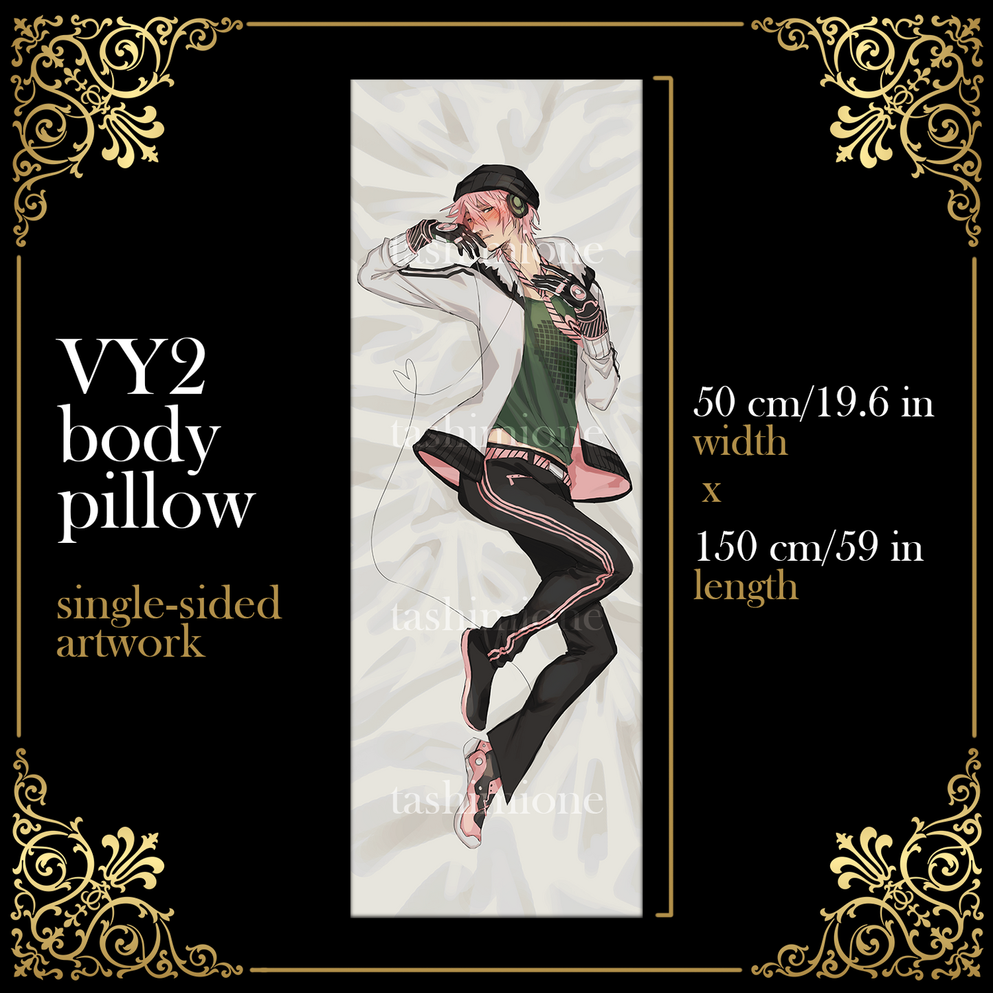 Vocaloid VY2 Roro Body Pillow Dakimakura Case