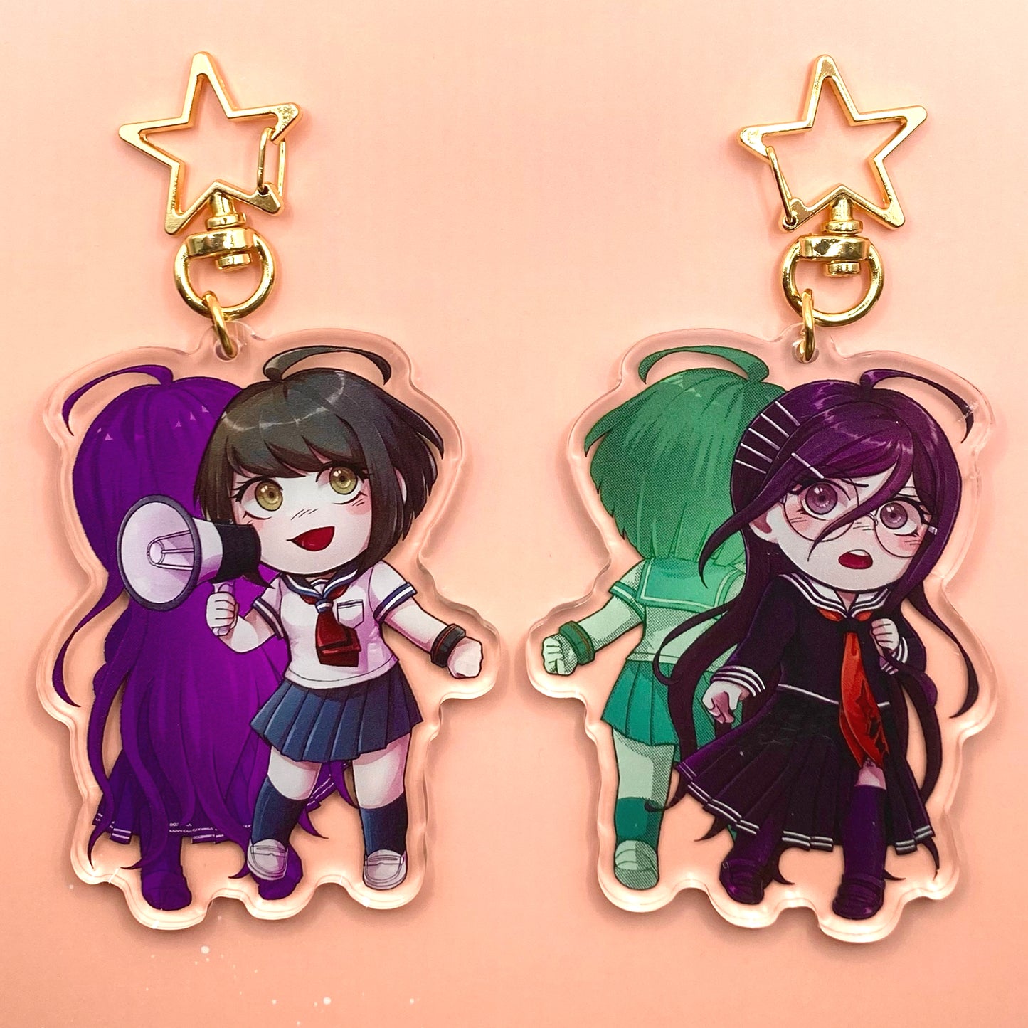 Danganronpa Hope's Peak Protagonists Charms