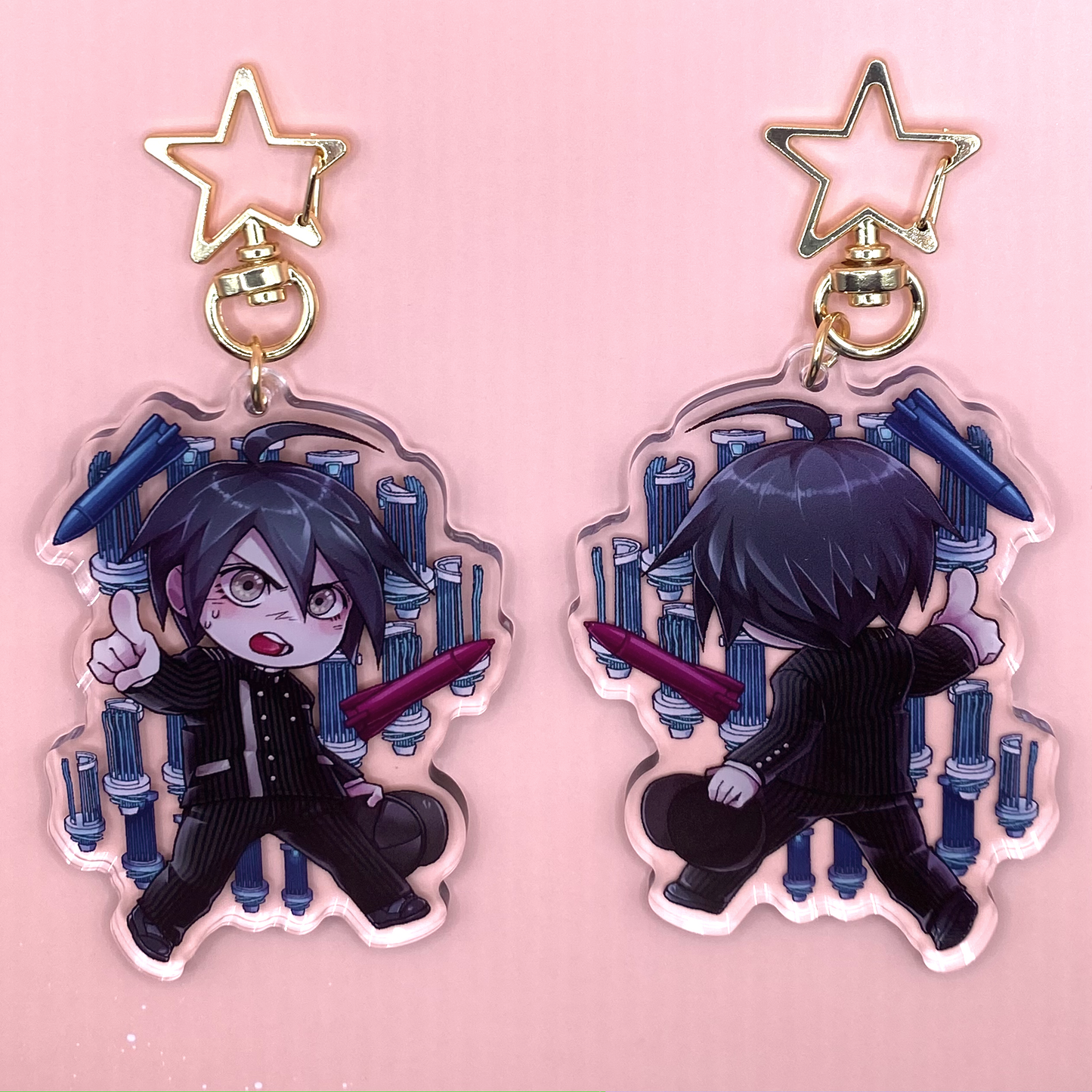 Shuichi and Kaede Charms