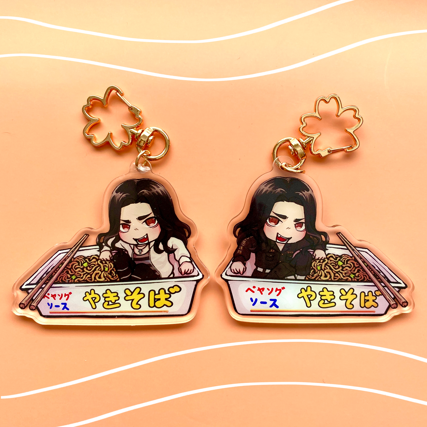Tokyo Revengers Baji and Chifuyu Charms